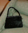 Black Velvet Evening Bag